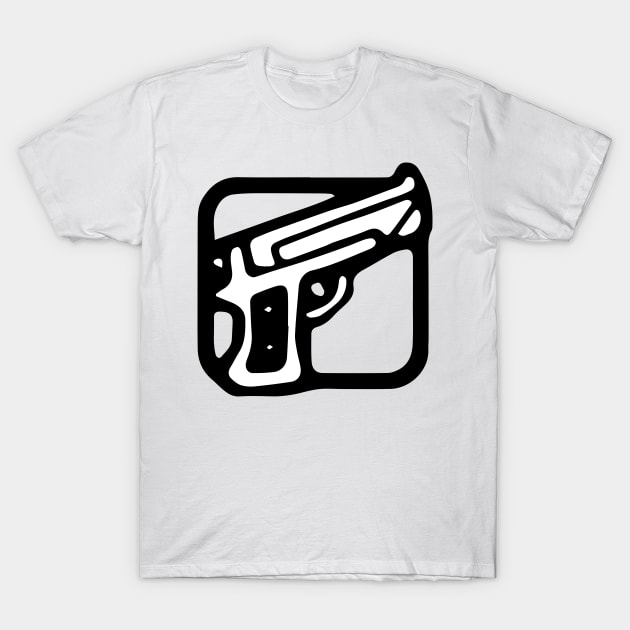 Gta Weapon pistol T-Shirt by lipsofjolie